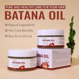 Aceite de Batana para el cabello, puro y natural, crudo y sin refinar, aceite para el cabello, ideal para el cuidado de la piel y el cabello, promueve