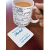 Brainbox Candy - Funny 'Nobody Is Perfect Coaster' - Small