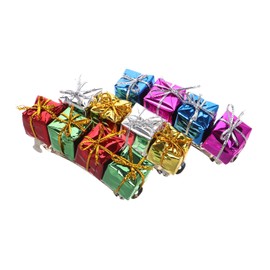 IWOWHERO Cartoon Christmas Present Hair Clip 3 Pack Metal Alloy Boys and Girls Hair Bow Toddlers Christmas Accessory Festive Holiday