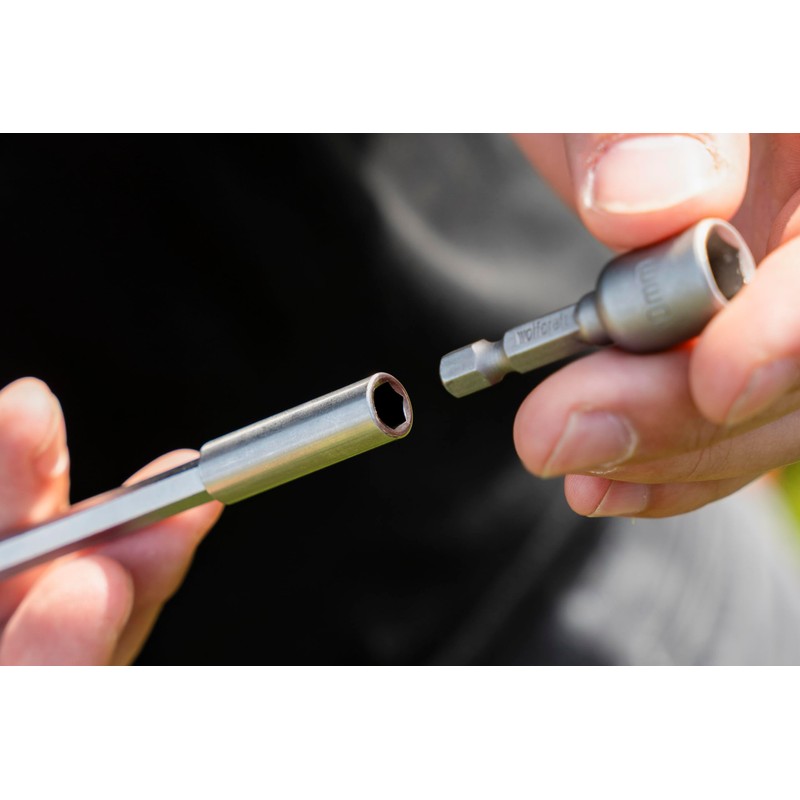 wolfcraft T-Hand Screwdriver With Bit Socket I 1235000 I For