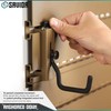Savior Equipment Wall Rack System Heavy-Duty Steel Tactical J-Hooks for