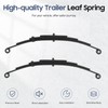 Trailer Leaf Spring, 4 Leaf 2500lb Double Eye Leaf Springs