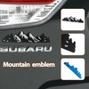 Zhizhong 10 Inch Snow Mountain Tree Emblem, Trunk Tailgate Mountains