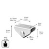 WAGNER Designer 01005401 Furniture Castor / Fixed Castor - Diameter