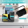 Dual Hand & Dish Soap Dispenser for Kitchen Sink, 4-in-1