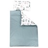 TupTam Children Bedding Set Duvet Cover Pillowcase Two-Sided, Zoo Green,