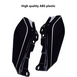 Center Frame Air Deflector Compatible with Harley Touring Road King Trick Electra Street Tri Road Glide CVO 2009-2022 Motorcycle Heat Shield Trim (Black)