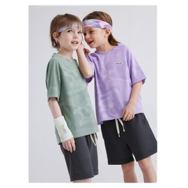 Flygo 3 Pack Boys Girls Cotton Shorts Kids Elastic Waisted Athletic Pull On Running Sweat Shorts Joggers with Pockets(Black+LightGrey+Navy 11-12 Years)