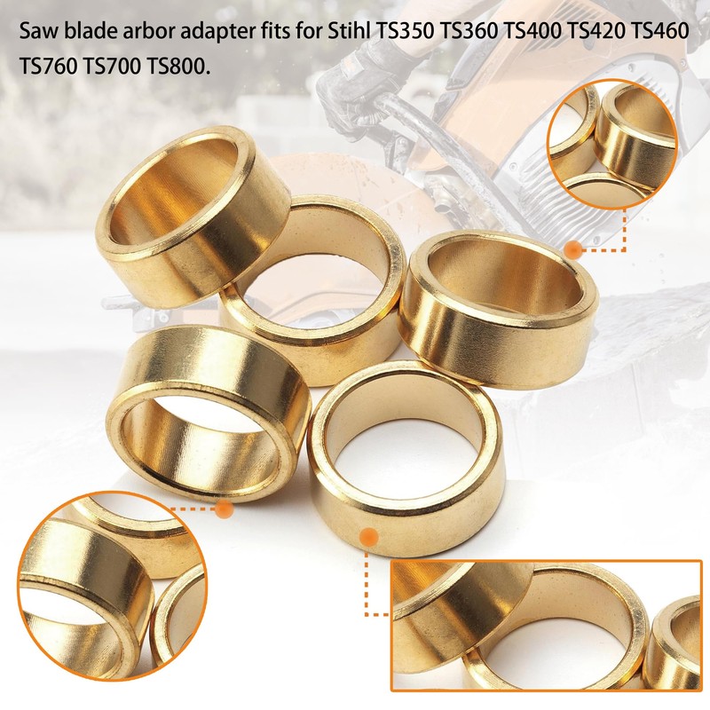 GOMADEIT 5 Pack Saw Blade Arbor Adapter fits for Stihl