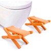 Folding Squatting Stool (1 Pair), Multi-Function Foldable 7-9" Height Squatting