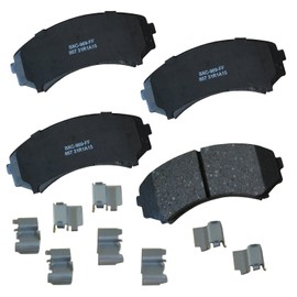 Bendix Premium SBC867 Ceramic Front Brake Pads for Select Models Honda Passport, Isuzu Axiom, Rodeo, Rodeo Sport, Mitsubishi Endeavor, Grandis, Montero, Montero