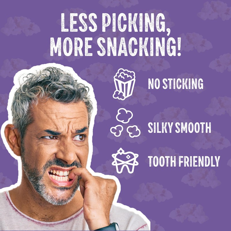 Purplesful Purple Corn Popcorn, Silkier, Creamier & Healthy Popcorn, Vegan-Friendly,