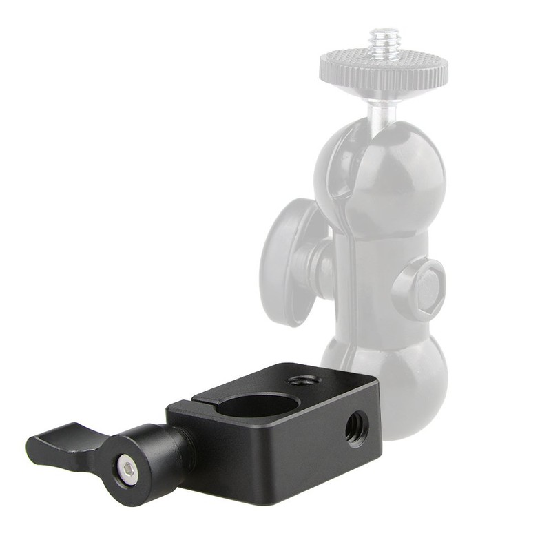 CAMVATE 15mm Rod Clamp with 1/4'' Screw Hole Camera Shoulder
