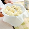 6 Pieces Kitchen Cotton Steamer Cloth Steamed Bun Dumplings Steamer