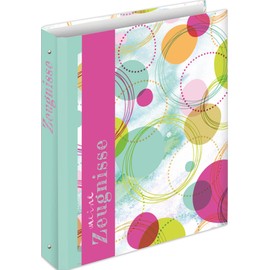 RNK Circles 46781 Certificate Ring Binder for DIN A4 Formats with 4-Ring Mechanism, Pack of 1