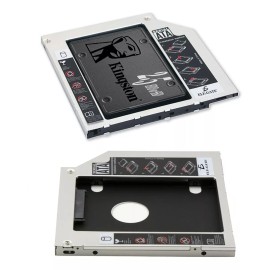 EleGate Adaptador Laptop Caddy Disco Duro Sata 2.5 12.7mm Pack De 2