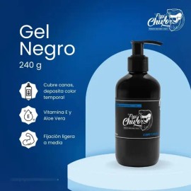 Gel Negro Papichulo Barber 240g
