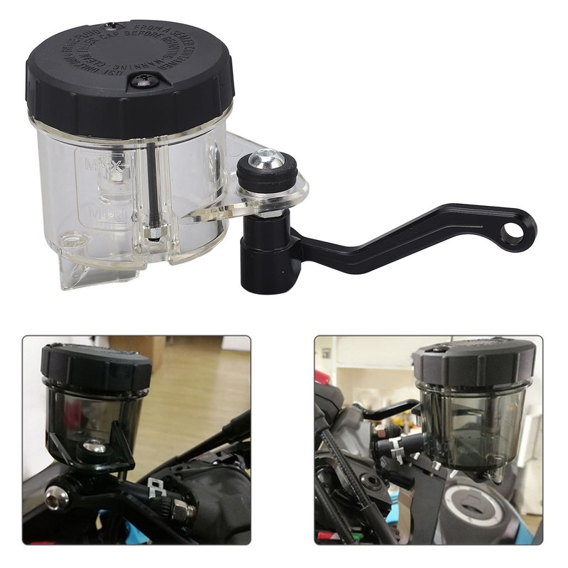Motorcycle Front Brake Pump Oil Cup Clutch Cylinder Fluid Reservoir