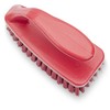 SPARTA Scrub Brush with Iron Shaped Handle and Stiff Bristles,