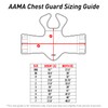 AAMA Solid Reversible Olympic Style Taekwondo Chest Guard Protector -