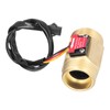 Water Flow Sensor Meter Flowmeter 1.3in Brass Male Thread for