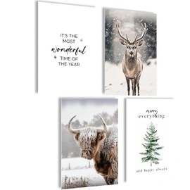 mojoliving Winter Picture Set Poster Set Christmas Decoration Set Christmas Pictures Wall Christmas Poster Christmas Pictures Winter Pictures Wall Picture Christmas Picture Set Christmas Poster