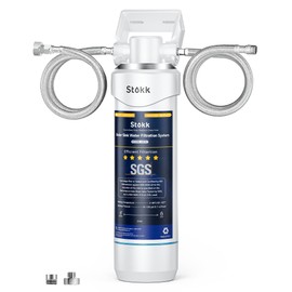 Stokk UC50 Under Sink Water Filter, Reduces Lead, Chlorine, Bad Taste & Odor, 26000 Gallons Under Counter Water Filter Systems Direct Connect to Kitchen Faucet, NSF/ANSI 372& 42& 53