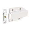 Sourcingmap Magnetic Touch Catch Latch Push to Open ABS White
