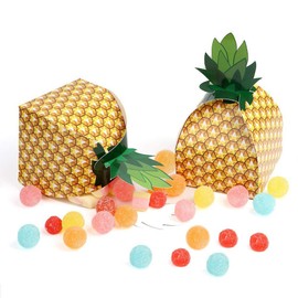 Xrten 24 Pieces Pineapple Candy Box, Wedding Party Candy Gift Box Decorations