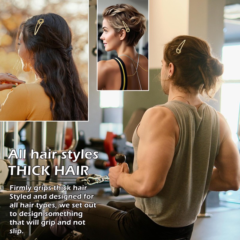 Haxtec 3 Pack Multi Tool Tactical Hair Clips Multi-Functional EDC