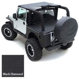 Smittybilt 93335 JK Wrangler, 1997-2018, Standard Top, black diamond
