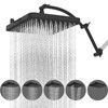 Hibbent Rain Shower Head, 13'' High Pressure Rainfall 5 Spray
