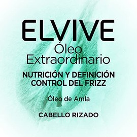 L'Oréal Paris Crema para peinar Óleo Extraordinario Rizos Elvive 300 ml, 294 grams, 300 mililitro, 1