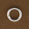 Mayas Gems 10pc, Sterling Silver 7mm Closed Jump Rings. 18gauge.