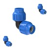 KIRCHHOFF Connection angle 90°, plastic, 20 x 20 mm, for