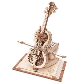 Big Sky Carvers Magic Cello Model 3D Puzzle Mechanical Music Box AMK63