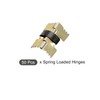 METALLIXITY Spring Loaded Hinges (20mm x 15mm x 6mm) 50Pcs,