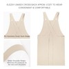 ELEZAY Cross Back Apron with Pockets Kitchen Cooking Chef Baker