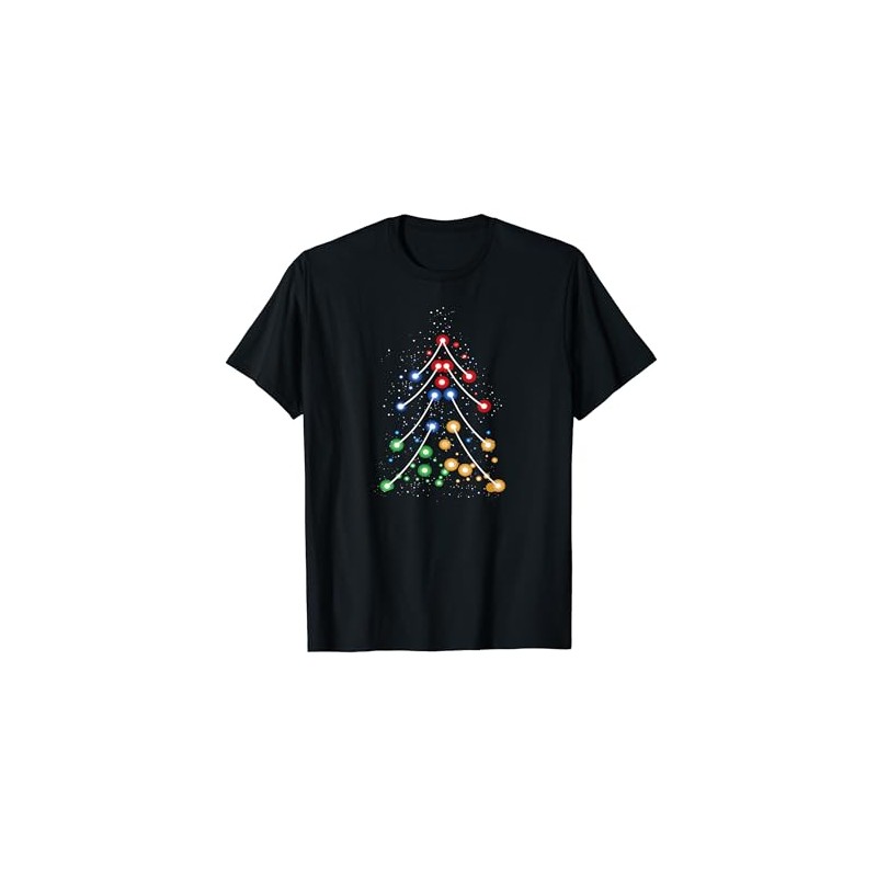 Merry Christmas Tree T-Shirt, black