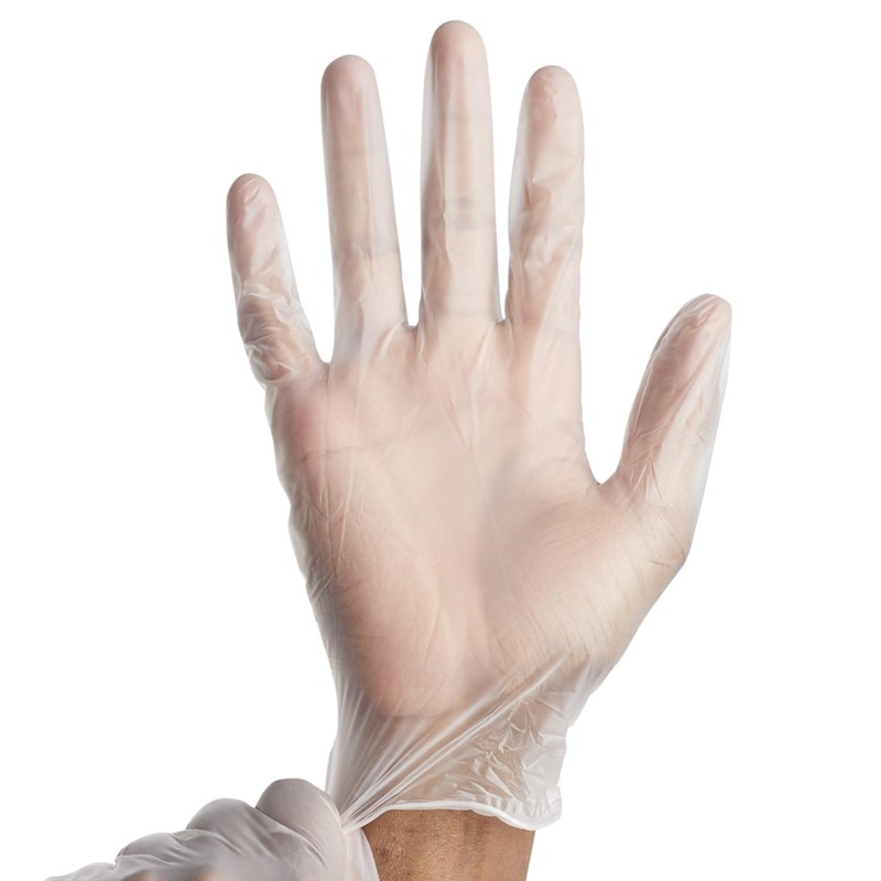 McKesson Vinyl Exam Gloves, Powder-Free, Disposable Medical Glove - Non-Sterile,