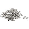uxcell M3 x 10mm Cone Point Hex Socket Set Grub Screw Silver Tone 50 Pcs