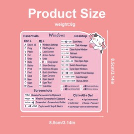 Sticker Shortcuts, Pack of 2 Shortcuts Stickers