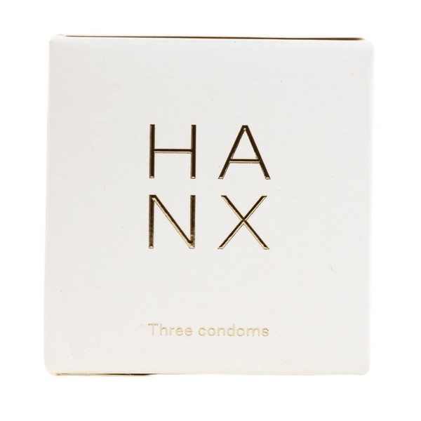HANX Condoms | Natural Latex, Spermicide Free, Vegan | Biodegradable in Household Waste (10 Pack x 2)