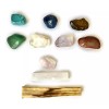 Satnam Kit Cuarzos 7 Chakras, Barra Selenita, Pulsera Y Palo