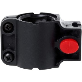 Universal Bike U-Lock Mount, Adjustable Frame Bracket for Road and Mountain Bikes, Black