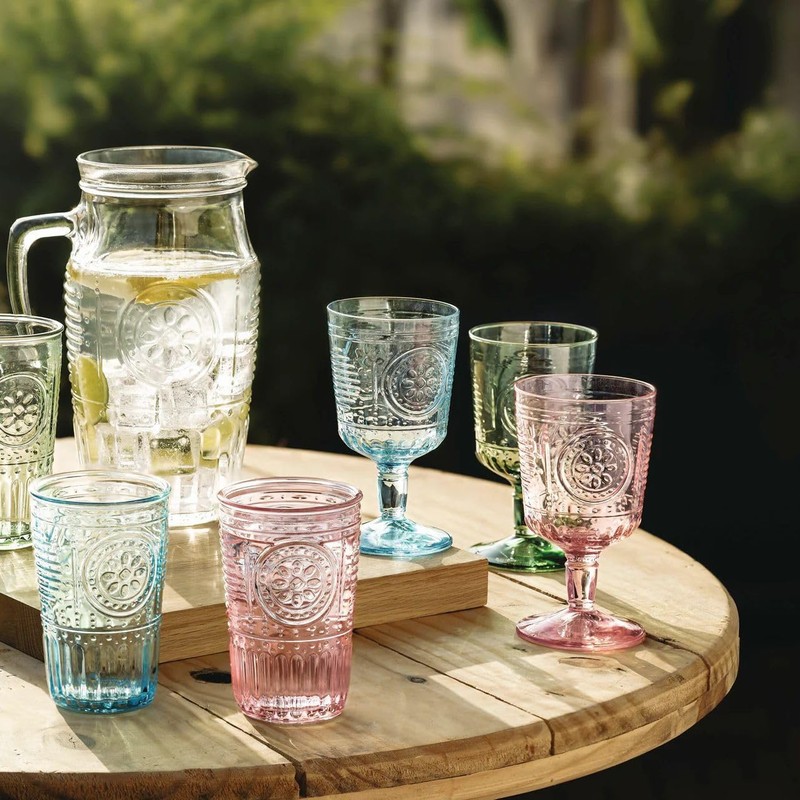 Bormioli Rocco Romantic Set Of 4 Cooler Glasses, 16 Oz.