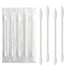 400 Pieces Cotton Buds Individually Wrapped Cotton Buds Individually Wrapped
