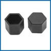 A ABSOPRO 20pcs 21mm Rubber Car Wheel Tire Nut Screw