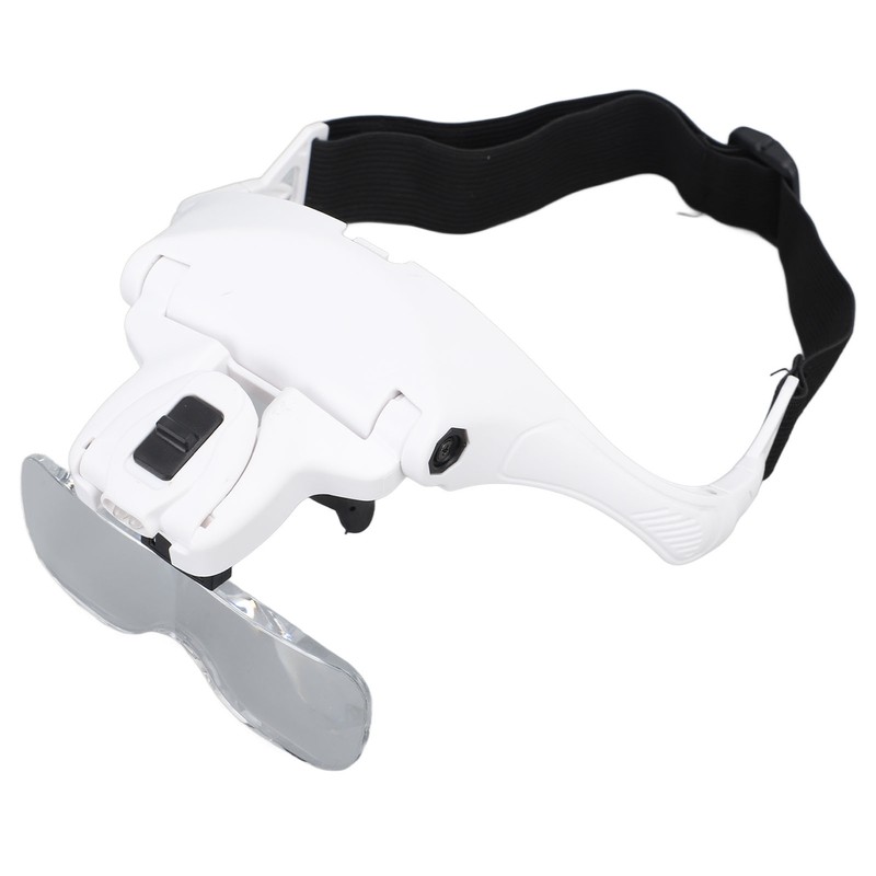 Magnifying Glasses for Eyelash Extensions with 2 LED Light Headband