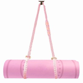 kiido Macrame Yoga Mat Carrying Strap [MAT NOT Included], Hand Woven Multi-Purpose Strap/Carrier (Pink)
